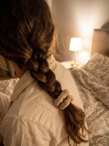 Lockerer Flechtzopf - Frisuren zum Schlafen